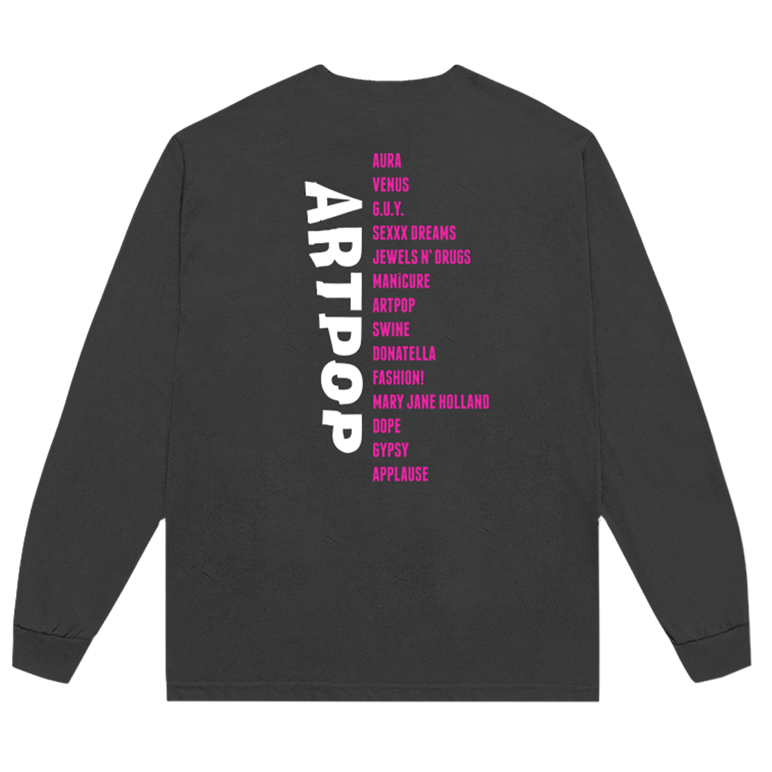 Lady GaGa ARTPOP Tracklist  Longsleeve T-Shirt 337285