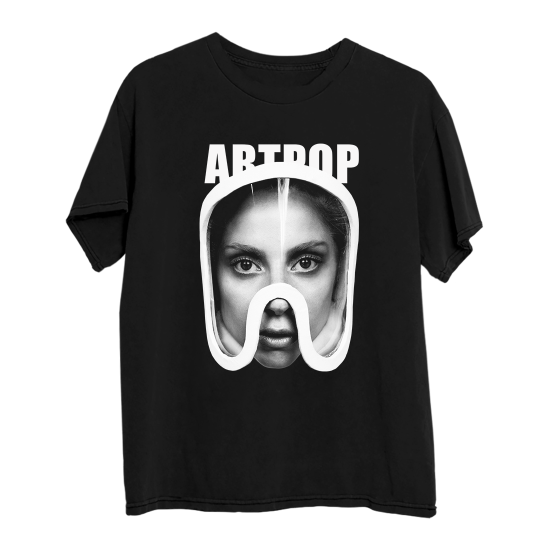 Lady GaGa Artpop Mask Black  T-Shirt 337385