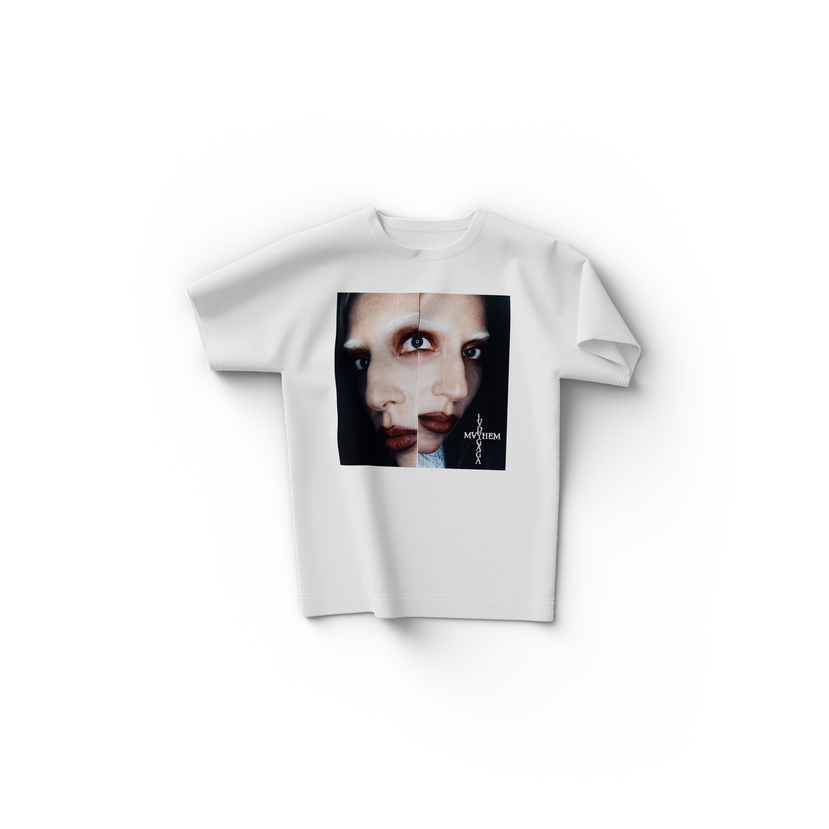 Mirrored Photo T-Shirt - Lady Gaga Mirrored Photo T-Shirt - Lady Gaga
