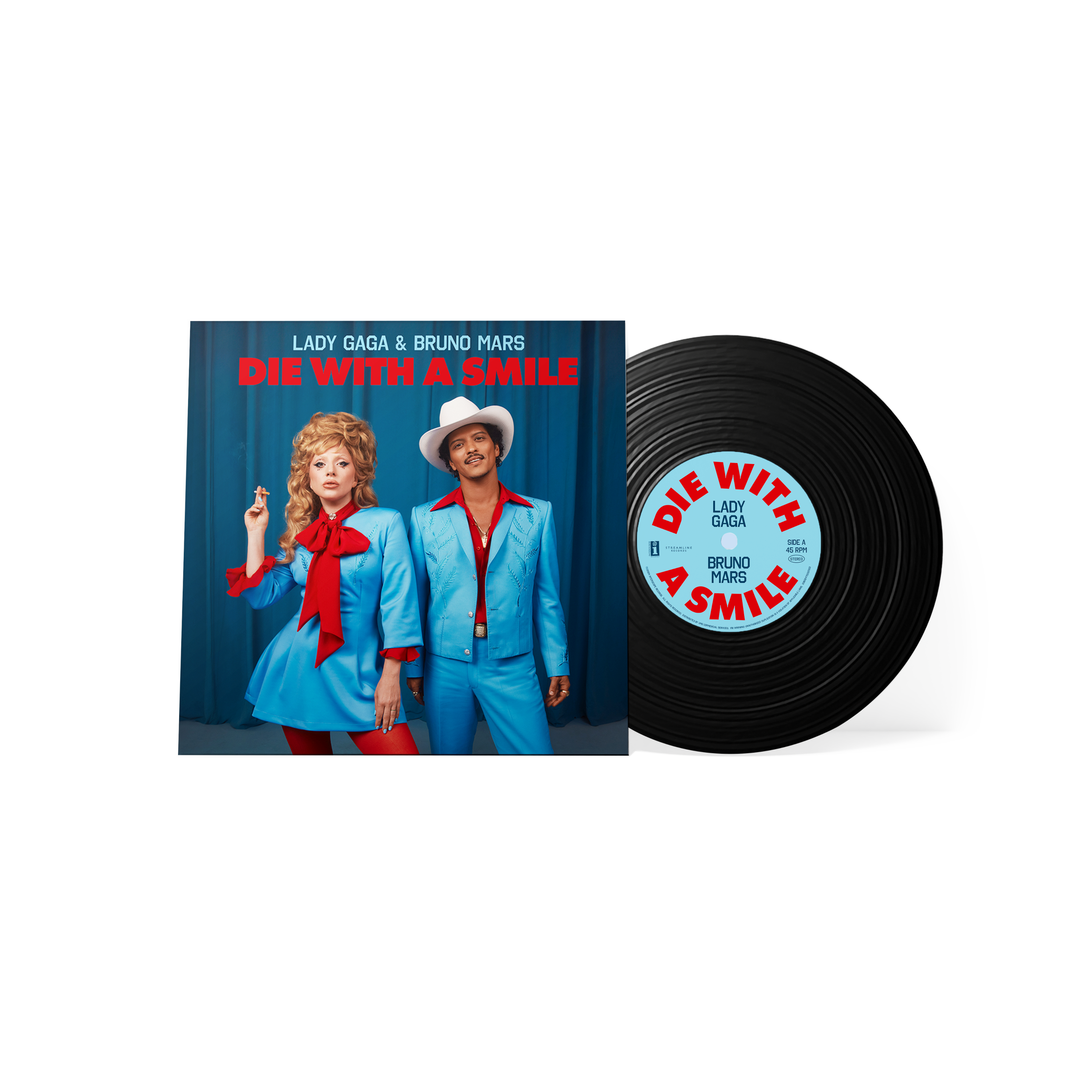 Lady Gaga, Bruno Mars Die With A Smile 7" Vinyl 386956