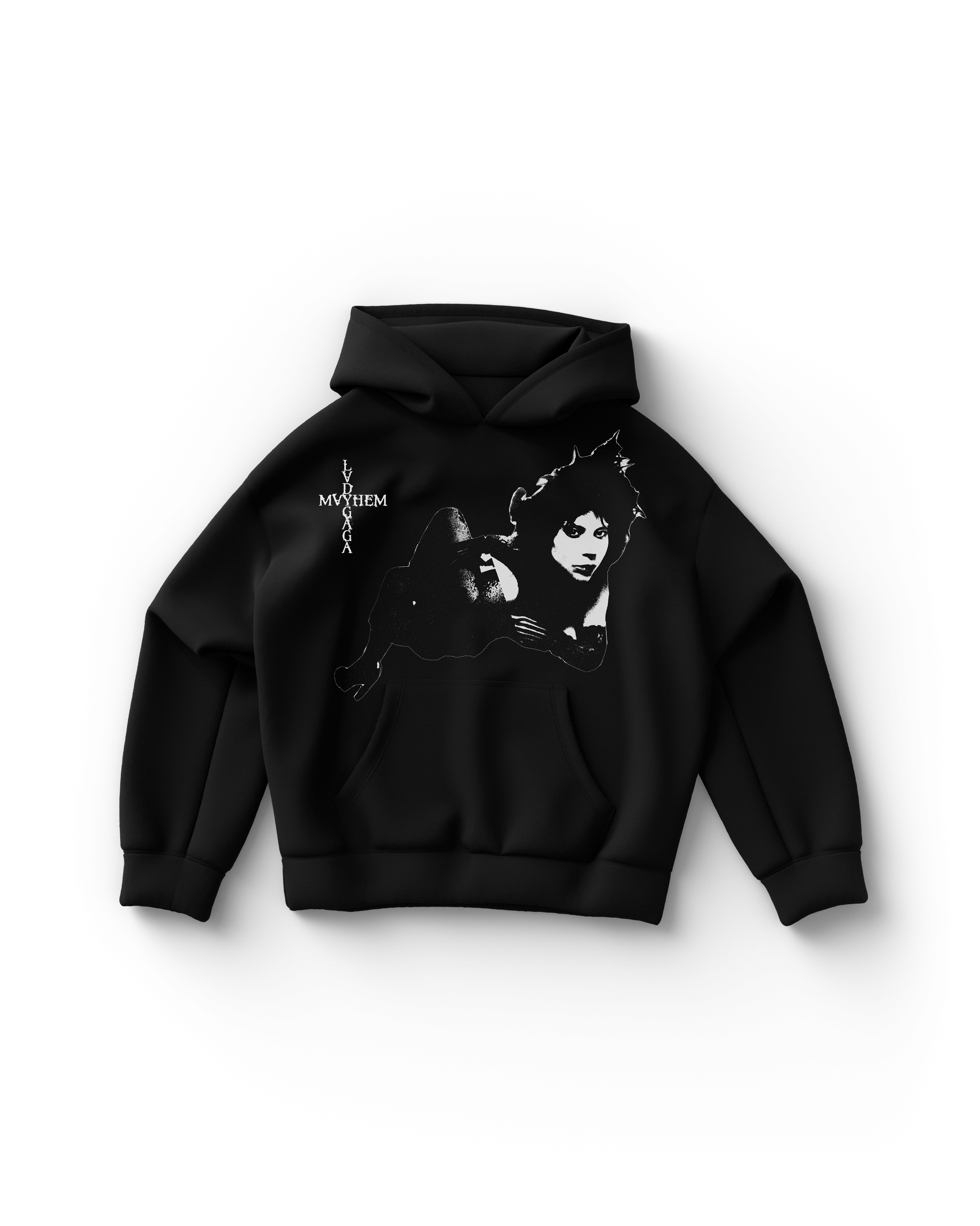 Lady Gaga Contrast Tracklist Hoodie Hoodie 406989