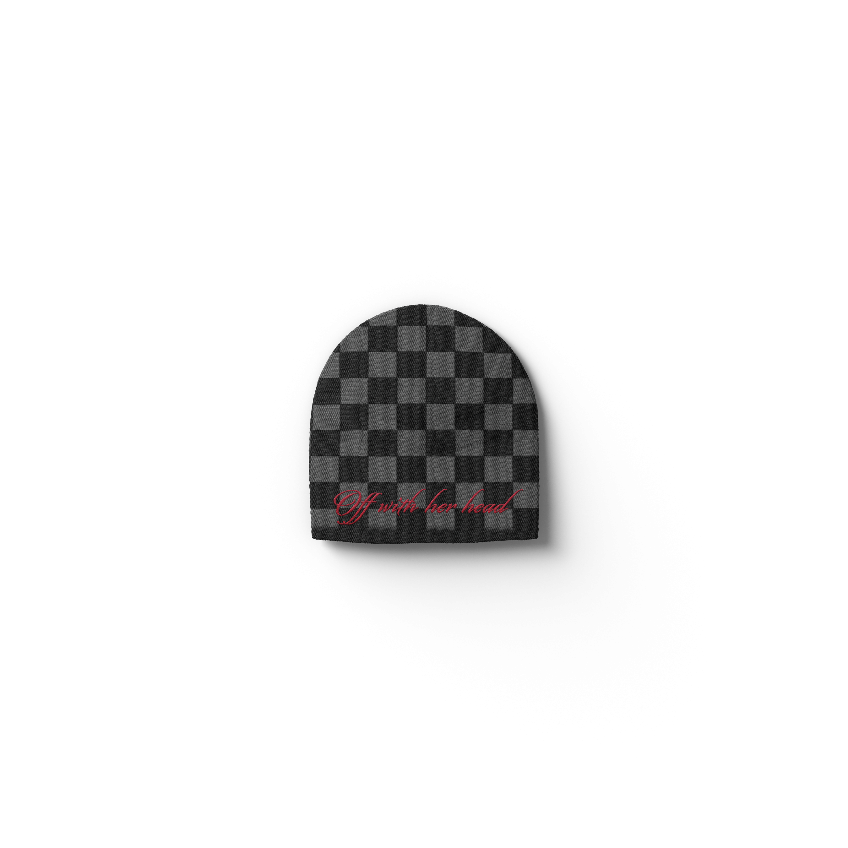 Lady Gaga Off With Her Head Gray + Black Beanie Beanie 415018