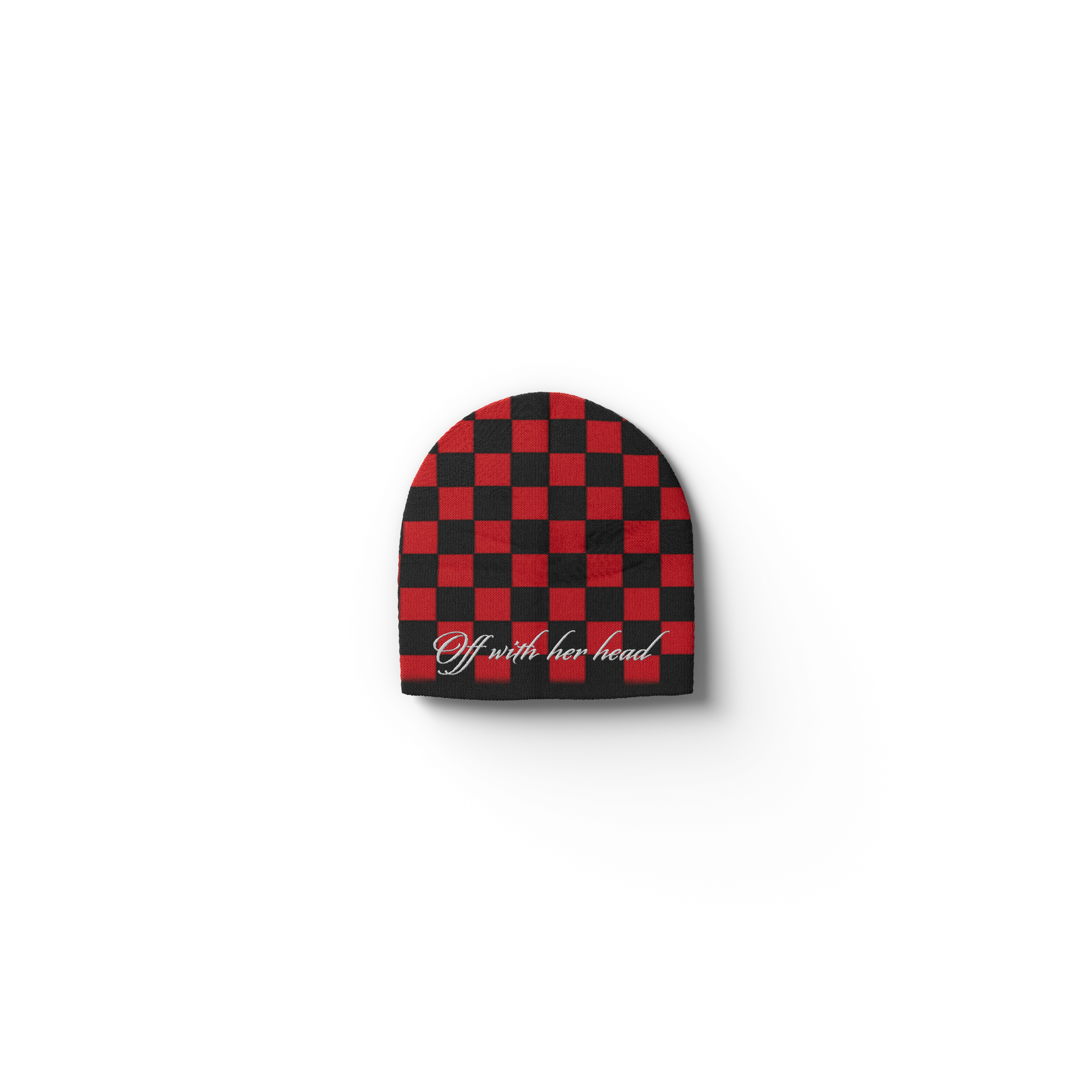 Lady Gaga Off With Her Head Red + Black Beanie Beanie 415006
