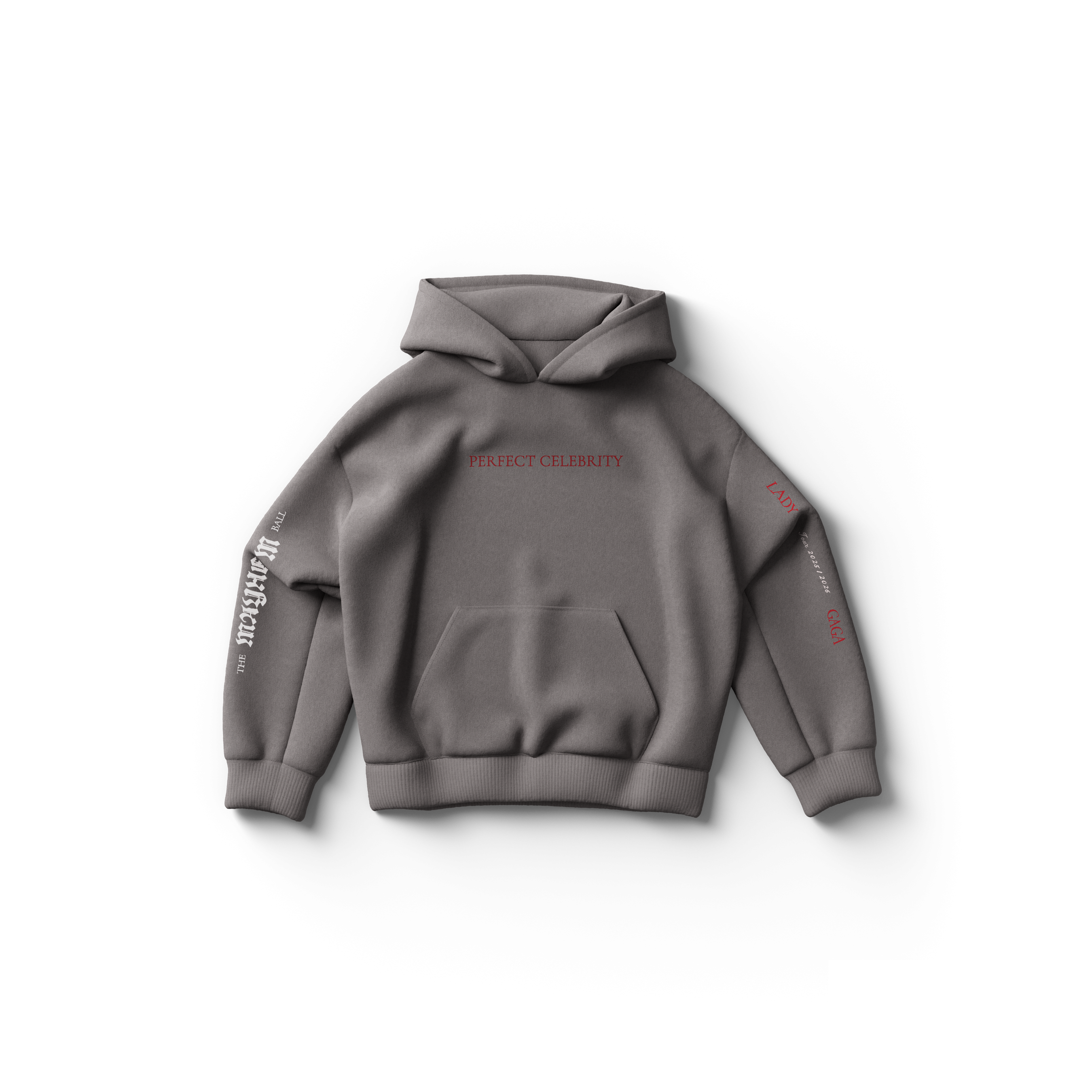 Perfect Celebrity Gray Hoodie - Lady Gaga Perfect Celebrity Gray Hoodie - Lady Gaga