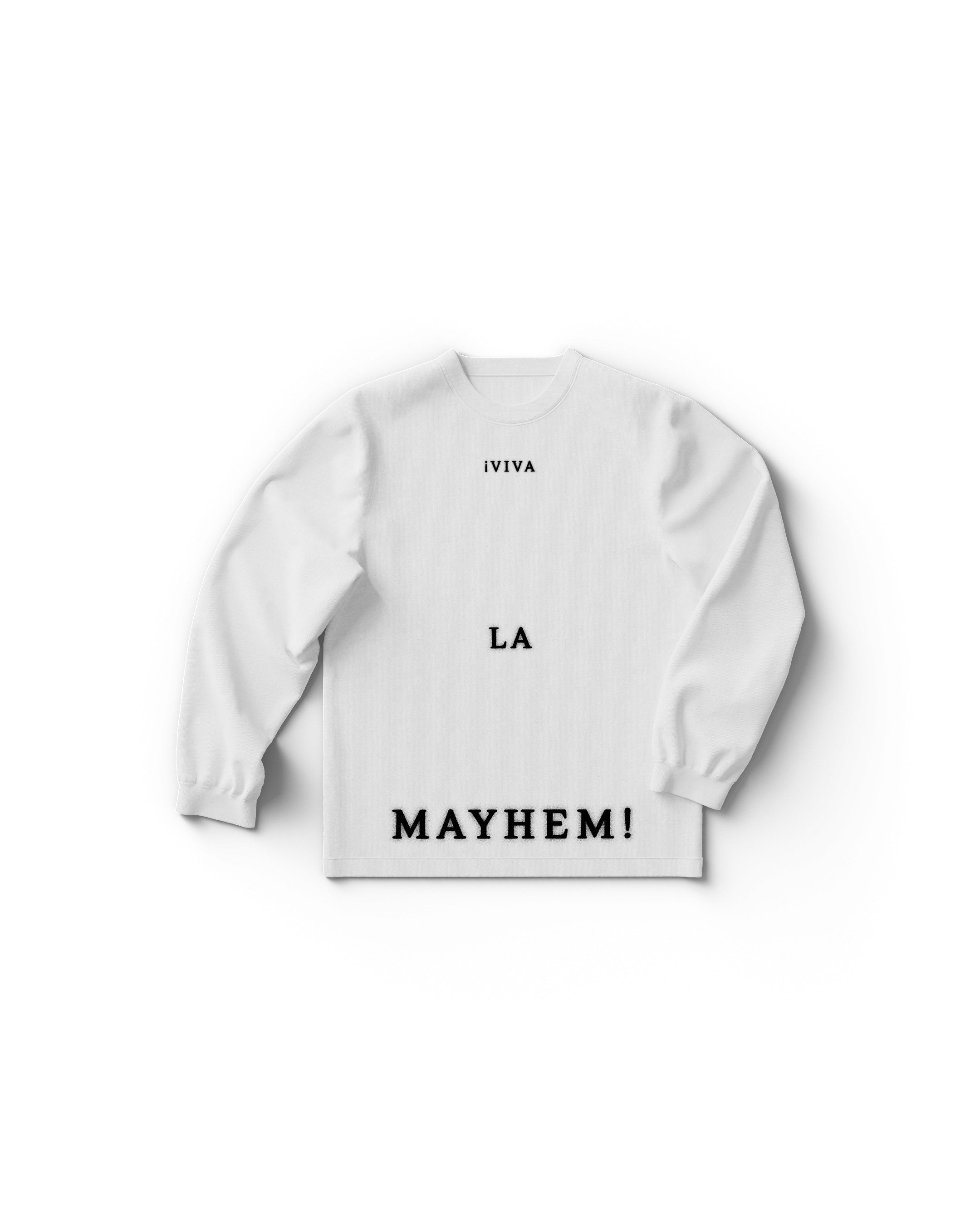 White CDMX Longsleeve T-Shirt - Lady Gaga