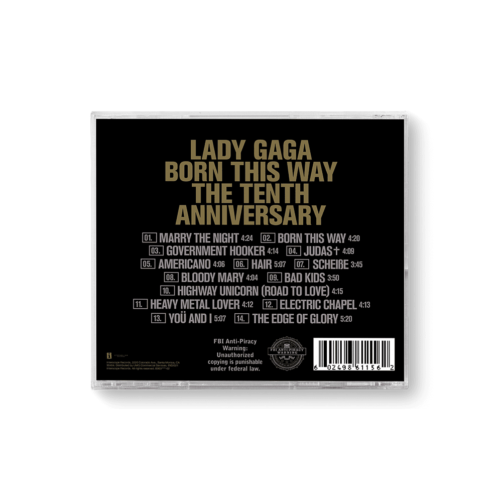 Lady GaGa Born This Way (The Tenth Anniversary) 2CD 131007