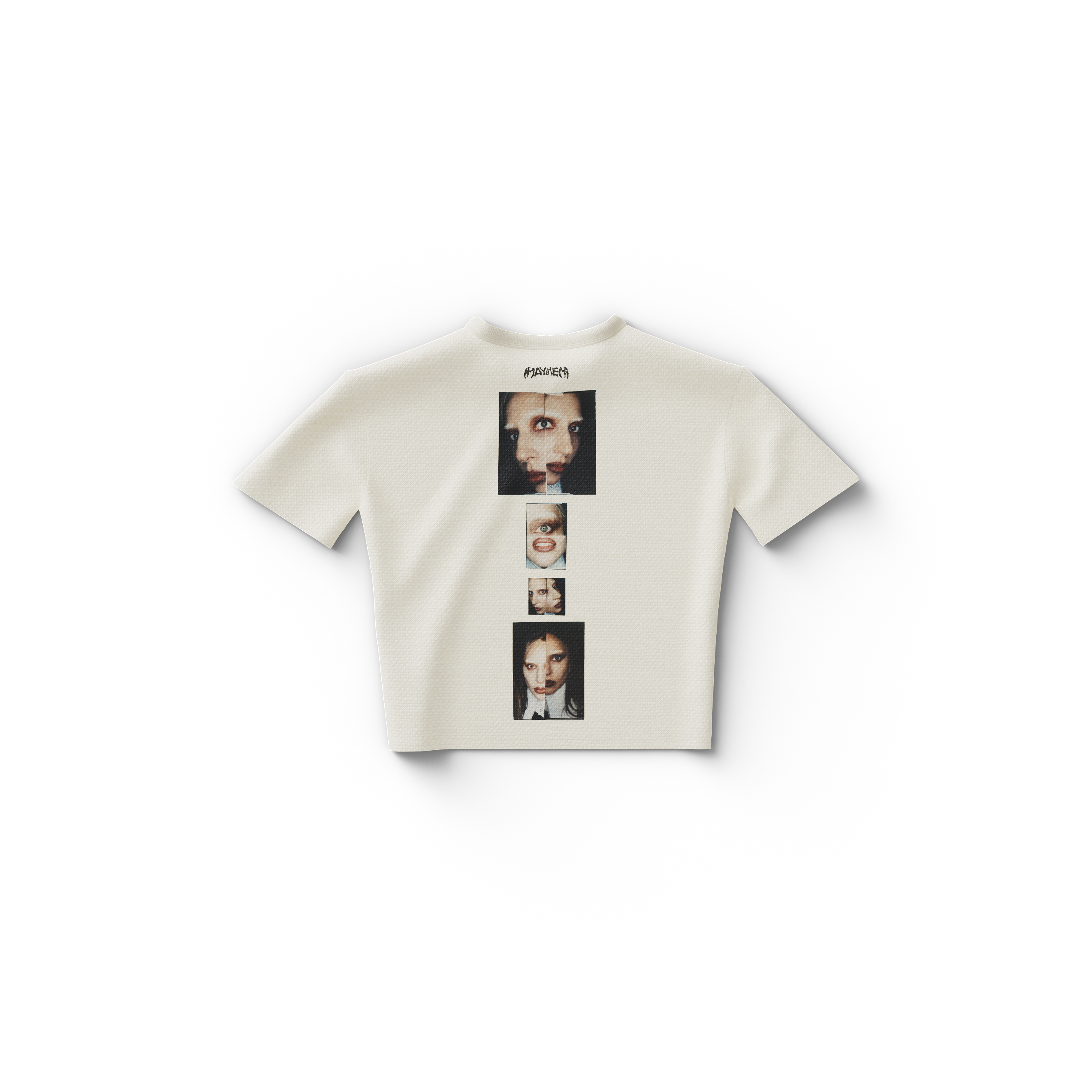 Stacked Photo Baby T-Shirt - Lady Gaga Stacked Photo Baby T-Shirt - Lady Gaga
